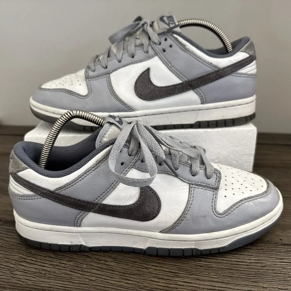 Nike Dunk Low SE Light Carbon Shoes Men’s 8 FJ4188-100 - Picture 6 of 16